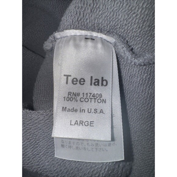 Frank & Eileen Size Large Tee Lab Asymmetric Sweatshirt Carbon Gray Cotton - Picture 5 of 11